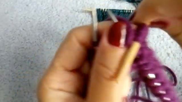 Узор Коса. Вязание спицами.