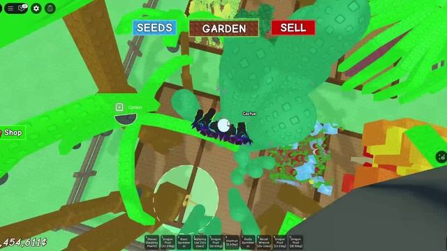 как обычно играю в вырасти сад