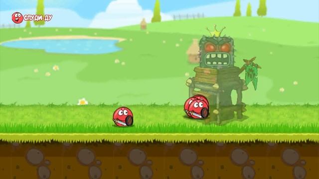 ШАРЫ ЗАЩИЩАЮТ ЗАМОК ОТ КВАДРАТОВ ! МУЛЬТИК ПРО КРАСНЫЙ ШАРИК ! Игра про Red Ball 4