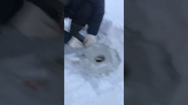 Зимняя рыбалка на куменовском пруду 2021