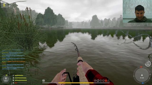 Русская рыбалка 4 - озеро Комариное - первая Щука на люб