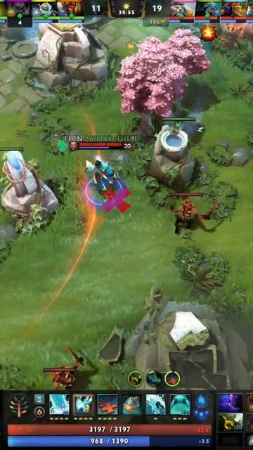 Аммар нарисовал дик на кунке во время игры Team Falcons Vs 1w Te