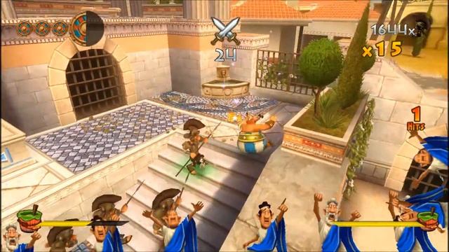 Прохождение игры Asterix At The Olympic Games Эпизод 7 Одного стражника нет на месте