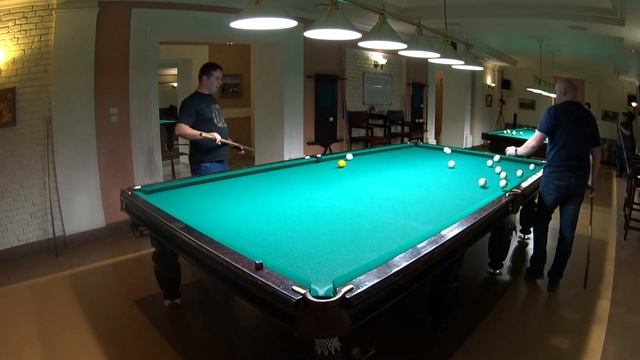 Небольшая резка чужого в угол с помощью машинки в партии по московской пирамиде