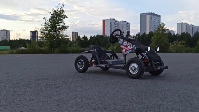 Тестирую Самодельный Электро-Карт! || ЭлектроКартинг 2.