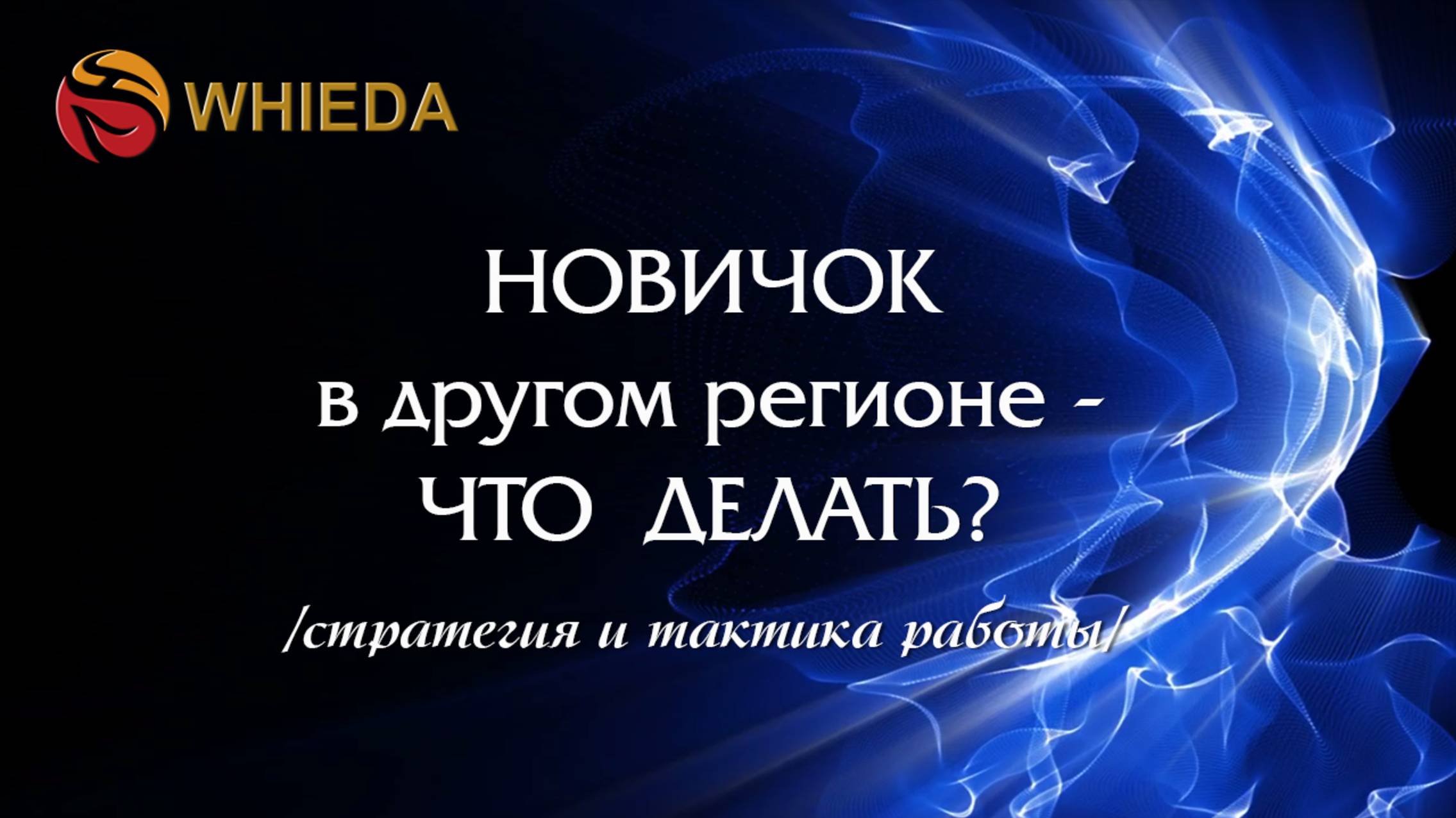 🔥 WHIEDA. Новичок в другом регионе