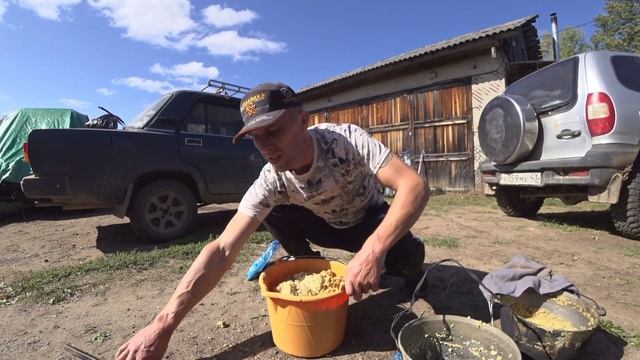 КАК Я ВАРЮ КАШУ ДЛЯ РЫБАЛКИ НА КОЛЬЦО. В КОНЦЕ ВИДЕО РЕ
