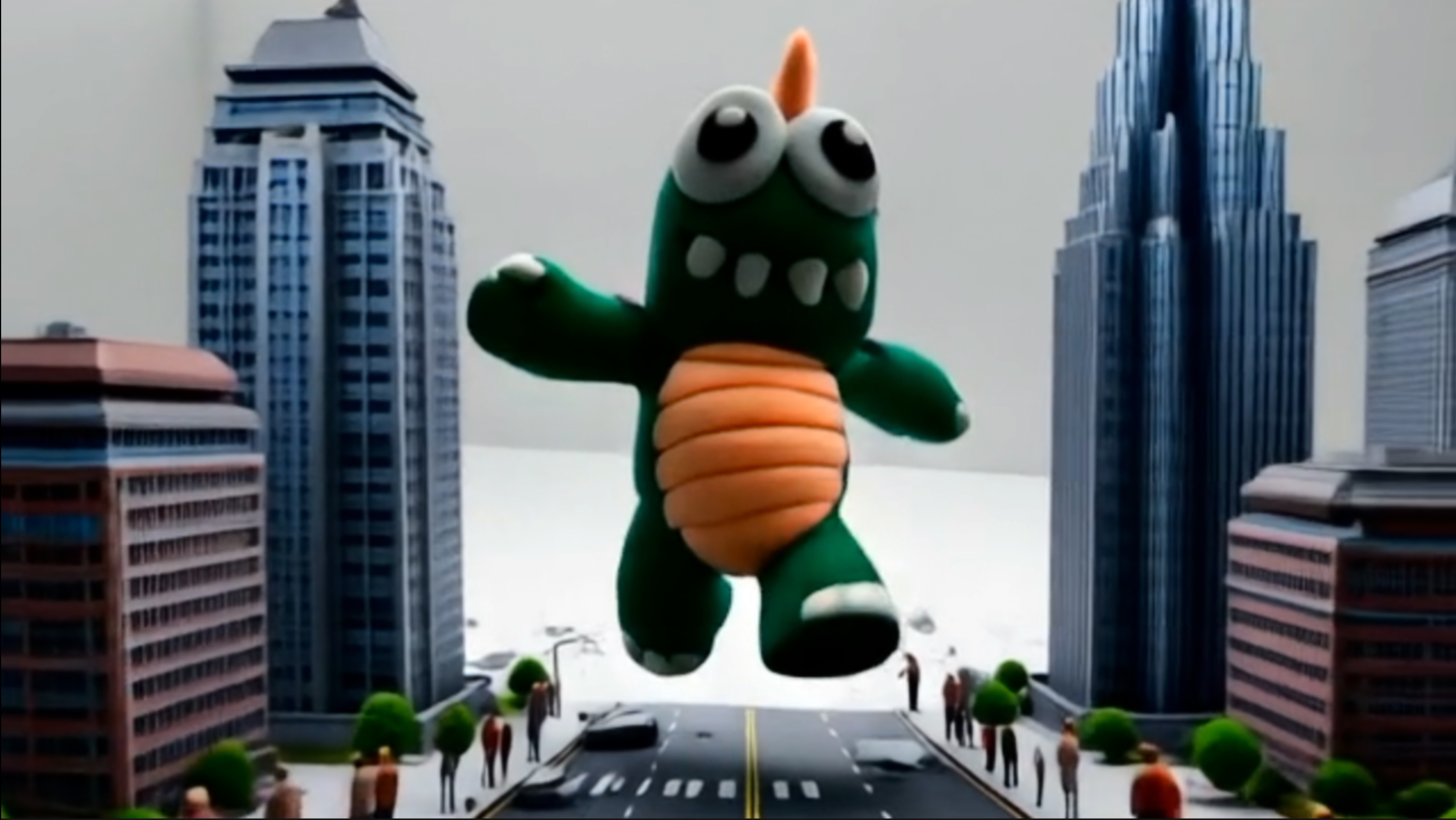 Это самый редкий АМ НЯМ ДИНОЗАВР, прикольное видео для детей