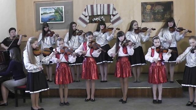 Ансамбль скрипачей ДМШ г. Березно, Ривненская обл.,Украина