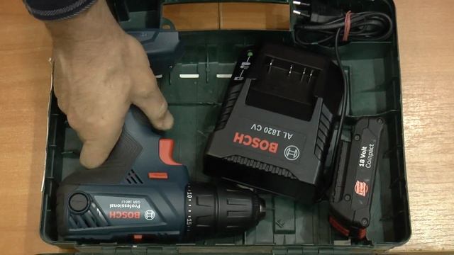 BOSCH GSR 180-Li - демонстрация технического состояния и работоспособности шуруповёрта .