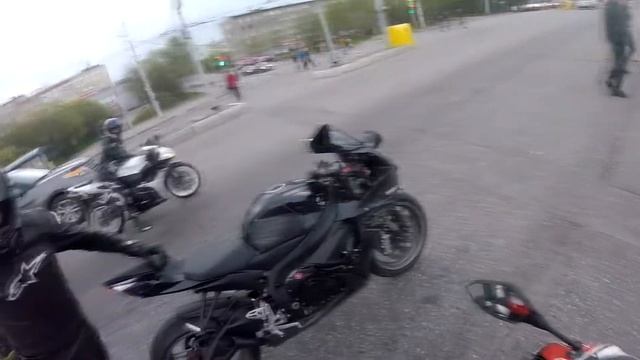 Встреча...мотоприкол