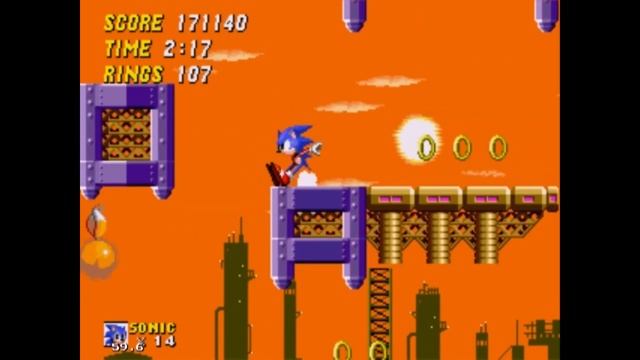 Видеопрохождение и обзор Sonic The Hedgehog 2(Ёжик Соник 2) Sega,Genesis