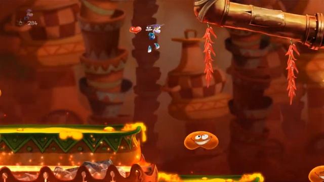 Rayman Legends - часть 10 назад в Origins (gourmand Land)