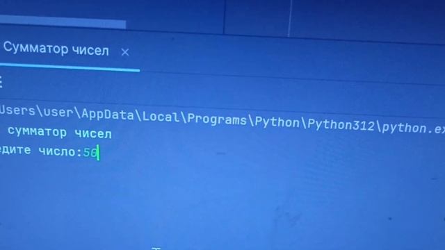 Как сделать сумматор на Python #python