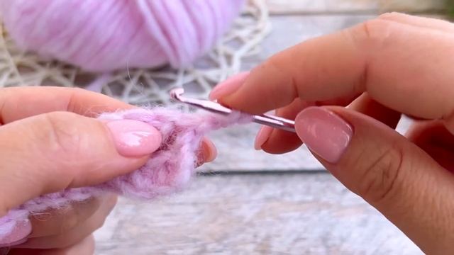 😉Так вы ещё не вязали.🌸 Двусторонний УЗОР КРЮЧКОМ! Crochet Stitch.