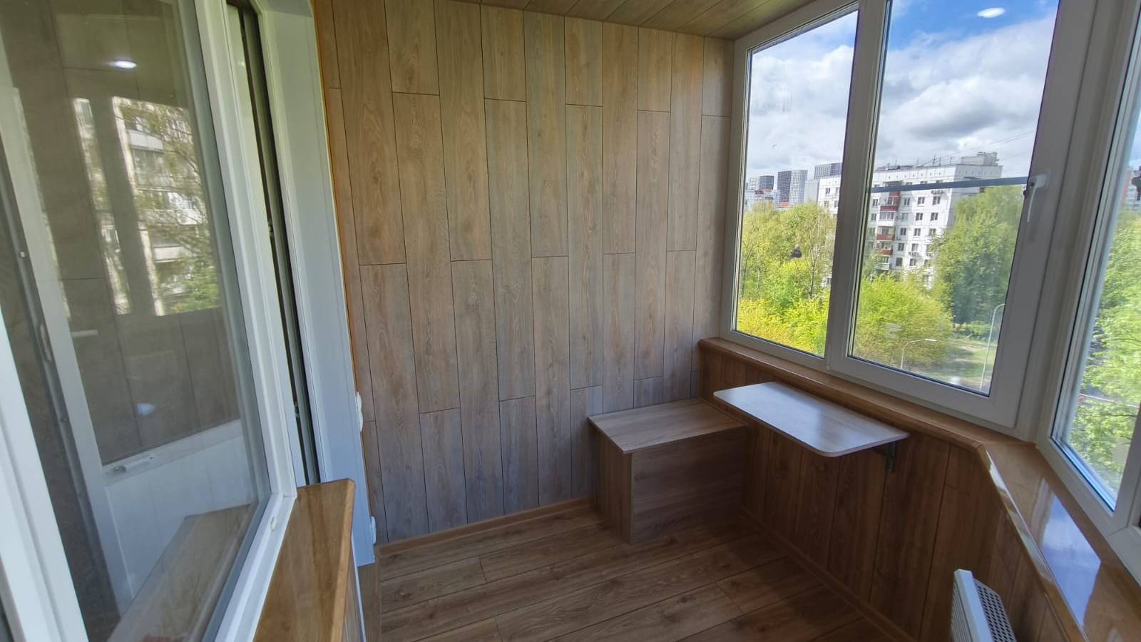 ВНУТРЕННЯЯ ОТДЕЛКА БАЛКОНА С УТЕПЛЕНИЕМ. СМОЛЕНСК