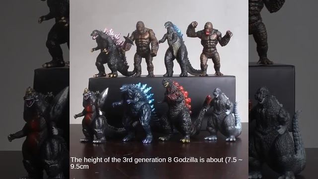2021 Новые товары Bandai японское аниме Годзилла против King Kong игрушки.Подвижные модели украшени