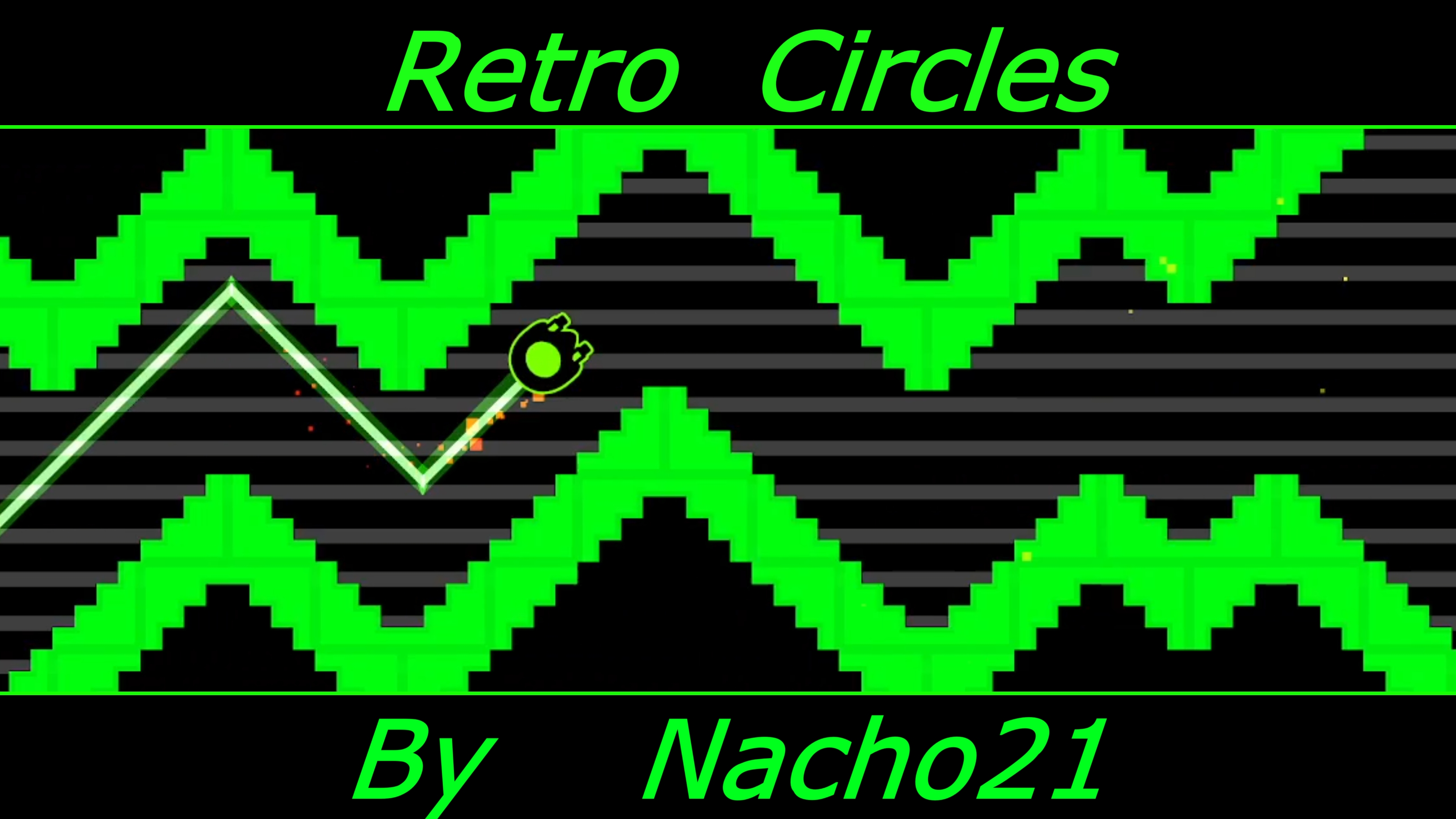 Retro Circles By Nacho21 I (3 Coins) Easy DEMON I Geometry Dash.