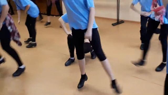 Наша репетиция. Степ и хип-хоп.