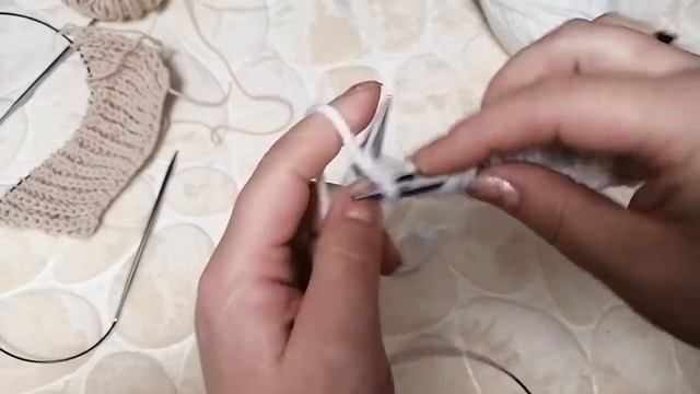 Английская резинка 1×1, без накидов. Спицами.