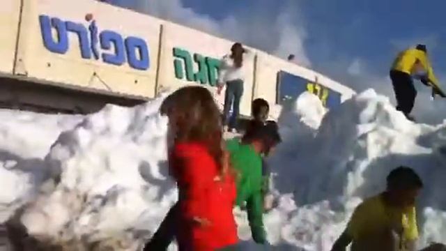 Снег в израиле в марте