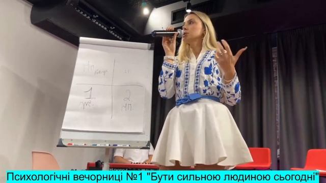 Психологічні Вечорниці №1 Бути сильною людиною сьогодні