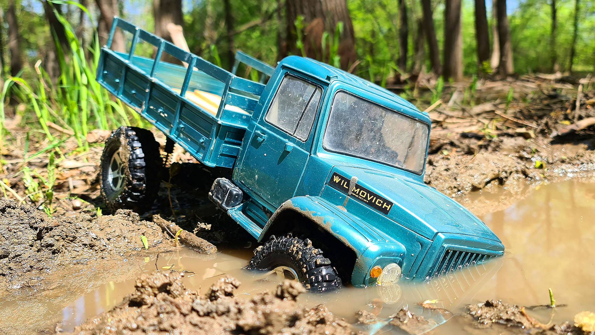 RC ГАЗ Садко ГРУЗОВИК против ЗАТОПЛЕННОГО ЛЕСА! 🌊 Экстрим Бездорожье и Спасение Лебедкой!