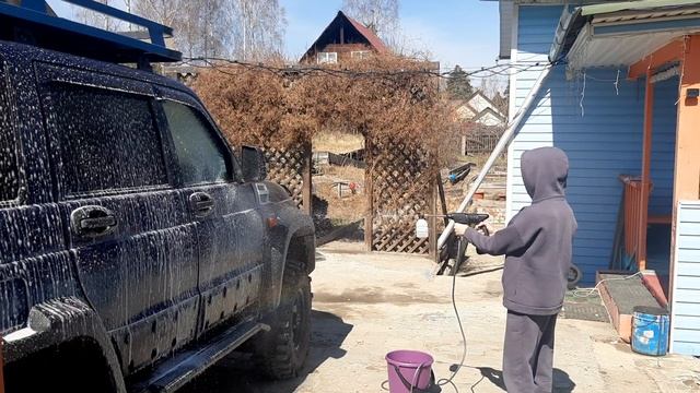 Аккумуляторная мойка пена