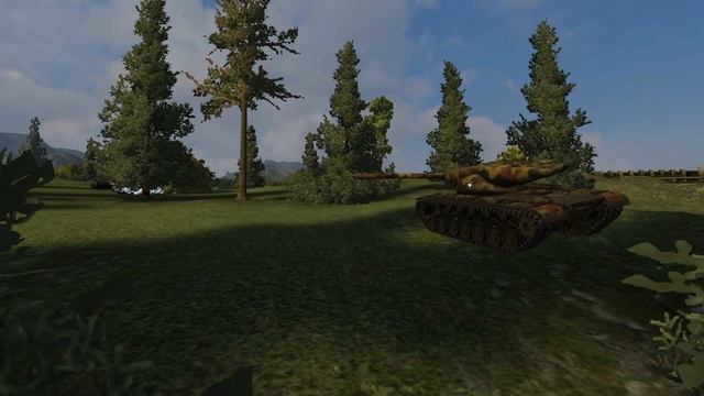 Bat.-Châtillon 155 58 в ближнем бою.