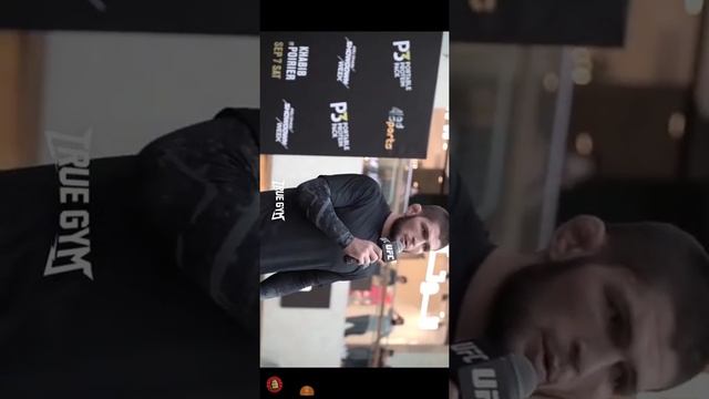 Бой Хабиб Нурмогомедов в Дубай