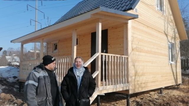 Видео отзыв заказчика о строительстве бани по проекту
