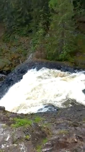 Кивач водопад Карелия