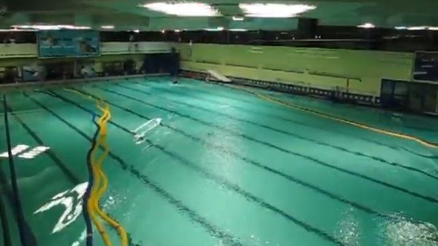 Вейкборд в бассейне, тренировка 19.02.2013 23:00