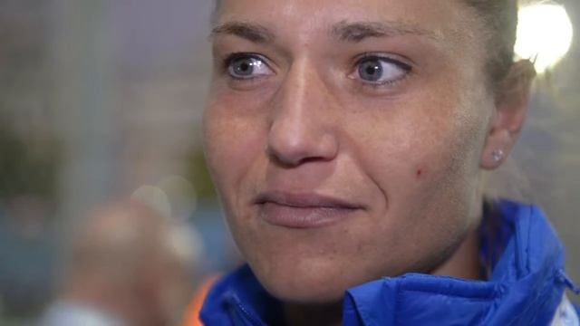 Теннис. Катерина Бондаренко после матча с Португалией. Кубок Федерации. Эйлат, Израиль, 3/02/2016