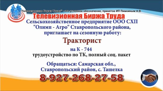 13 03 20 РАБОТА В УЛЬЯНОВСКЕ Телевизионная Биржа Труда 22