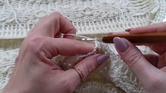 Кардиган гачком. Частина 3. Рельєфна резинка гачком, планки.