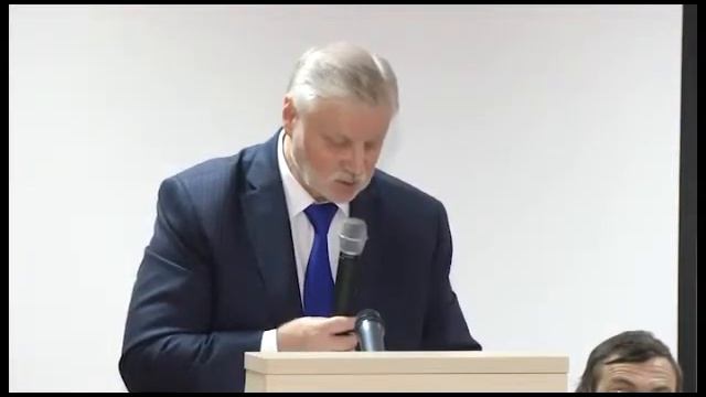 Выступление С.М. Миронова на съезде Федерации Спортивнго Туризма России