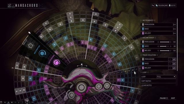 Warframe Mandachord: Тает Лёд (Грибы)