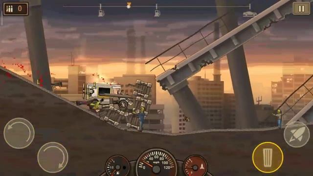 Машина просто монстр! Earn To Die 2