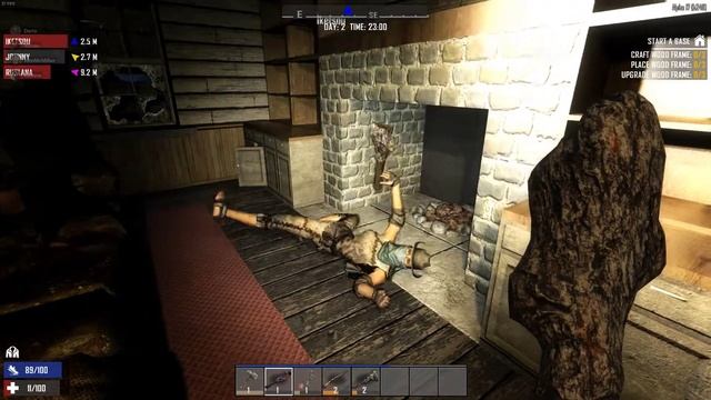 Нижний брейк пожилой женщины