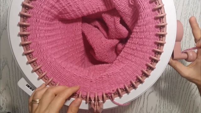 Шапка за 15 минут на вязальной машинке