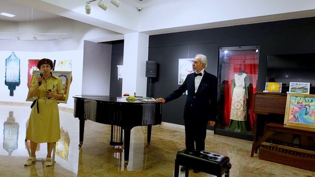 Открытие 133 выставки объемного гобелена Юрия Овсепяна и учеников. 20 июля 2024 г.