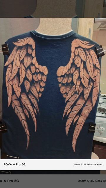 кастомные футболки на заказ. Роспись отбеливателем