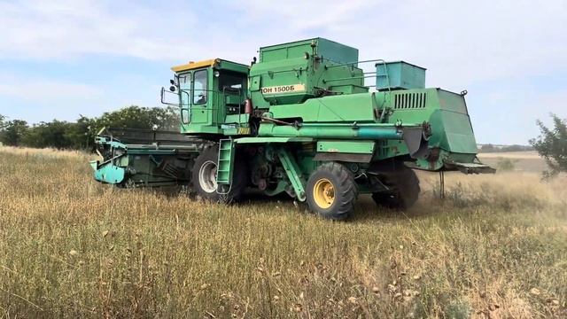 Жнива люцерни на насіння.Перший рік.Комбайн ДОН 1500Б.2.08.24.