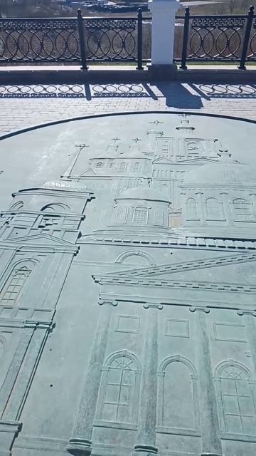 Смотровая площадка на Соборной площади. Арзамас#выходные#прогулка #обзор