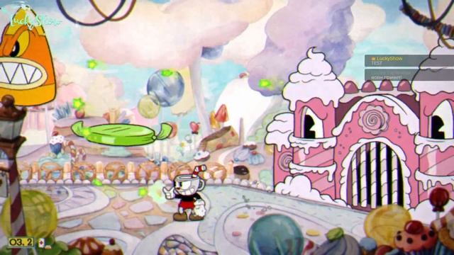 ПРОХОЖДЕНИЕ ПЕРВОГО ОСТРОВА CUPHEAD!!! ЖЕСТКИЕ БОССЫ LUCKYSHOW
