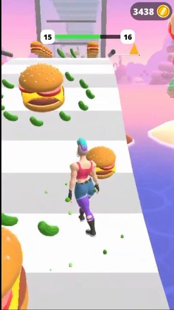 Девчонка с Ирокезом - невероятно прыгучая