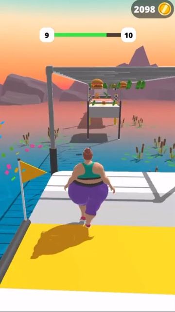 Грациозна как кошка - спортивная девушка!