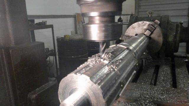 Фрезеровка шлицов на валу 4К/ Milling The Slots On A Shaft