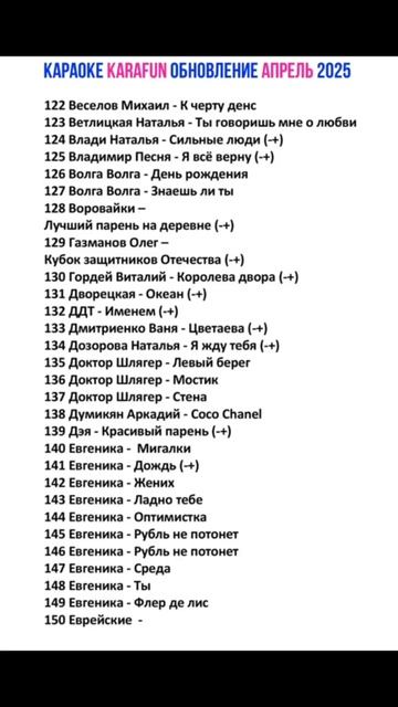 10. ОБНОВЛЕНИЕ (KARAFUN) ФЕВРАЛЬ 2025г